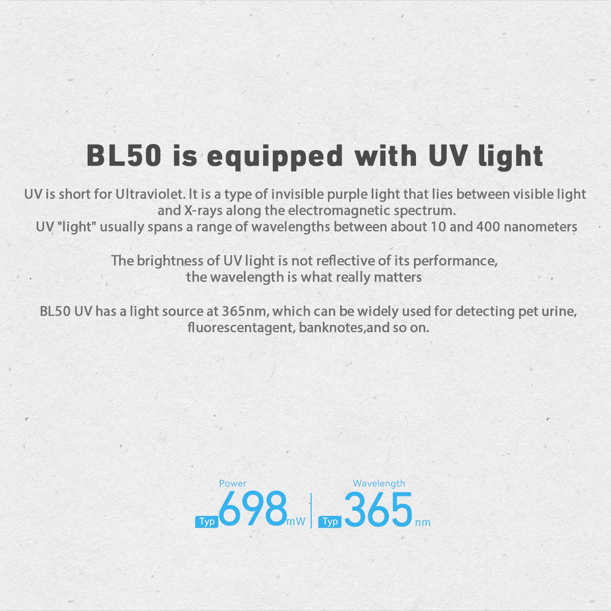 Dual Light Sources EDC Flashlight IMALENT BL50 - Image 6