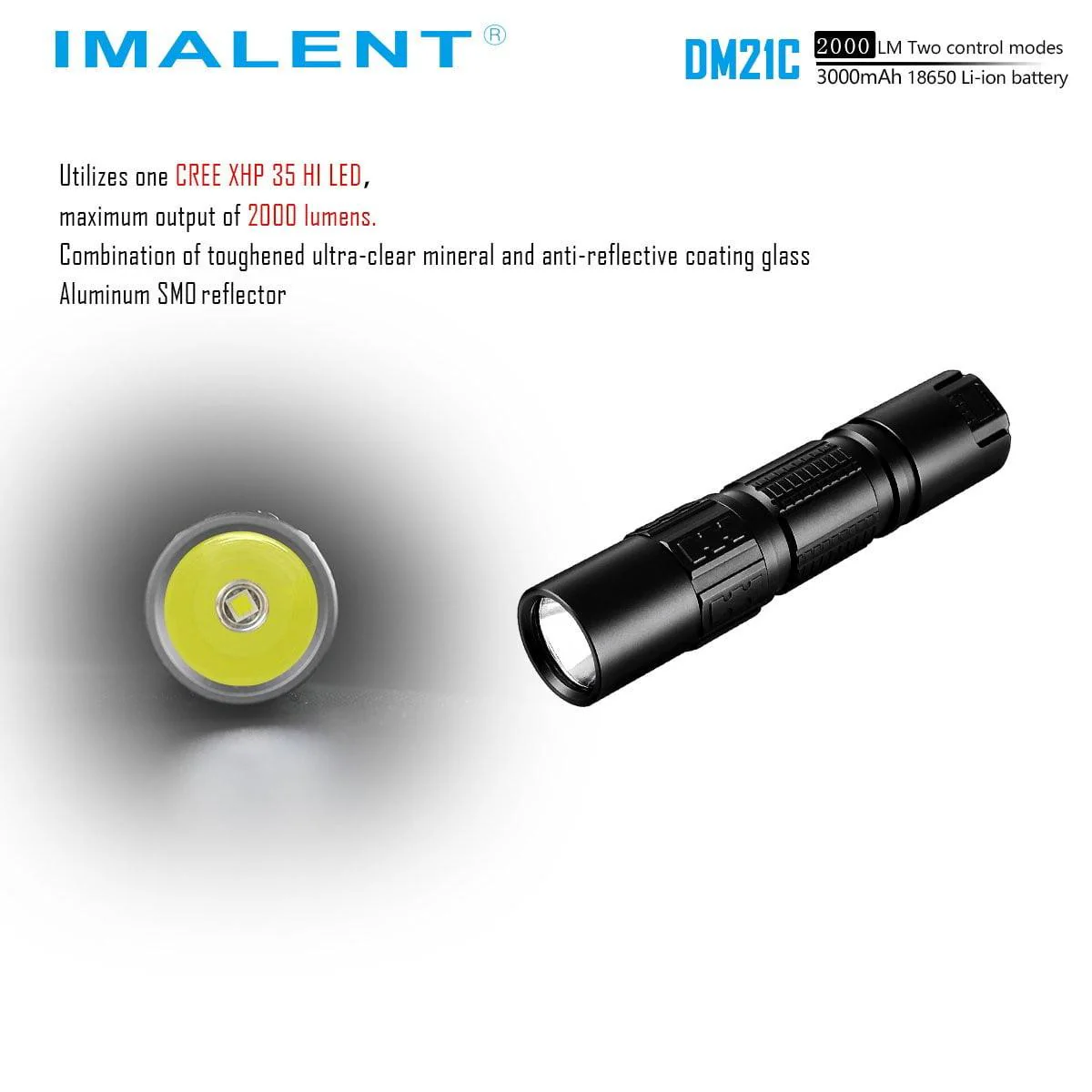 IMALENT DM21C tactical flashlight - Image 8