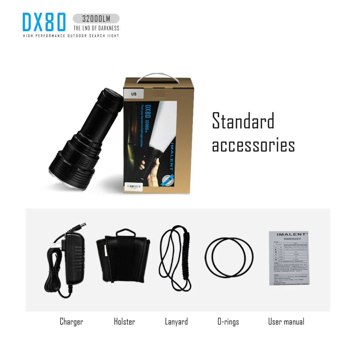 IMALENT DX80 32000lumens Flashlight - Image 17