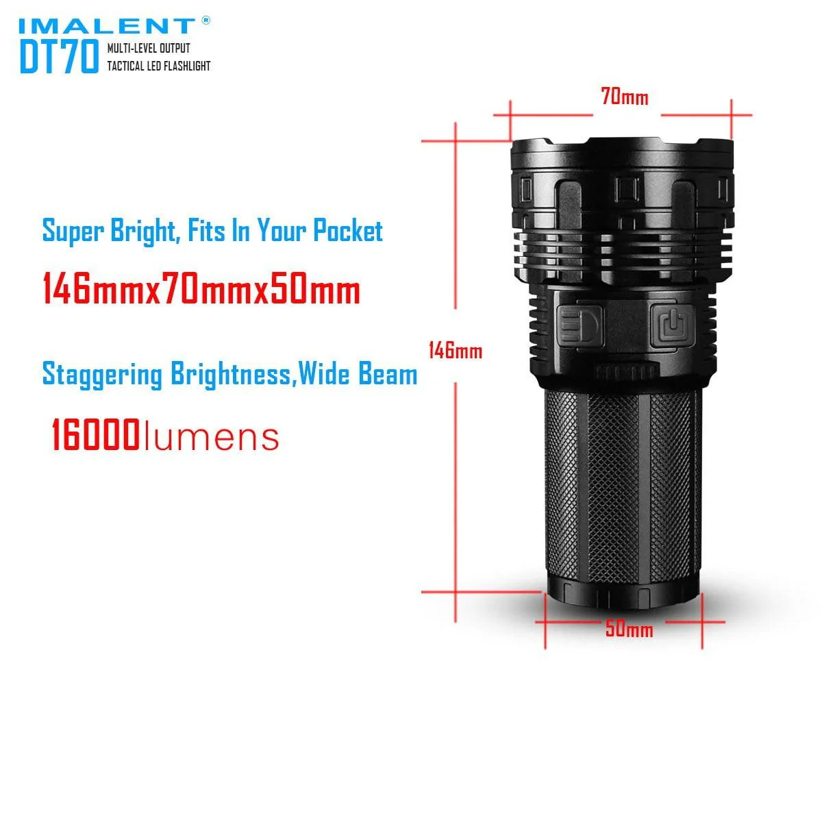IMALENT DT70 LED Flashlight - Image 12