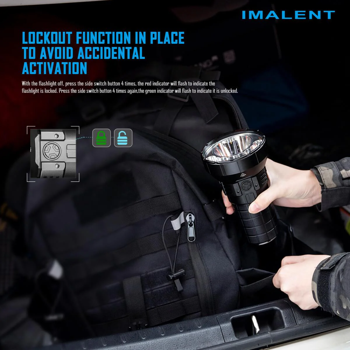 IMALENT MR90 Dual Beam Mode Flashlight - Image 11