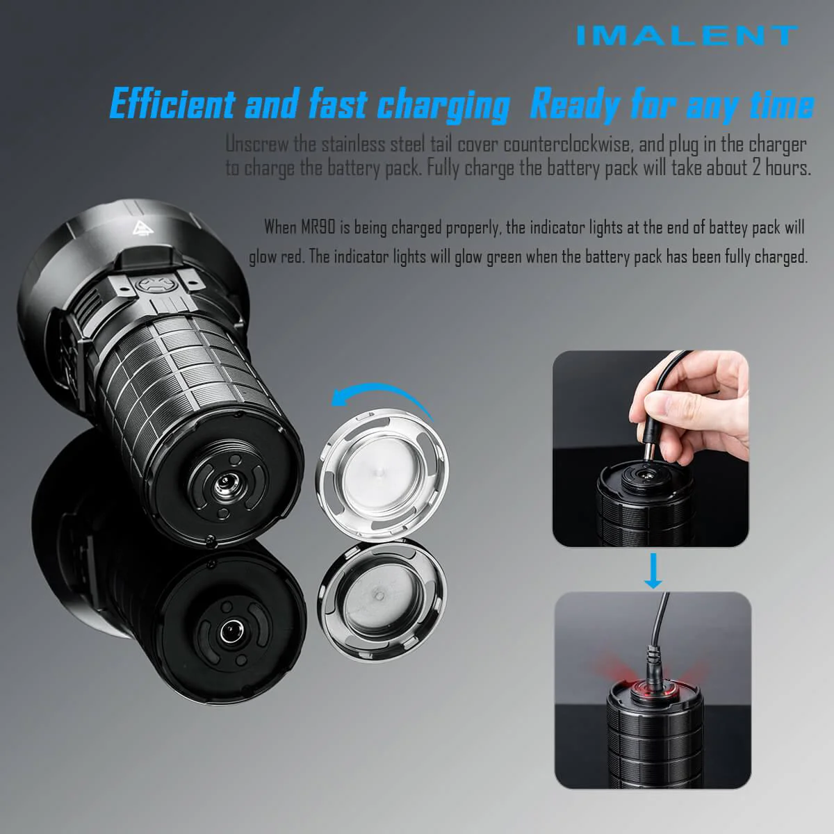 IMALENT MR90 Dual Beam Mode Flashlight - Image 15