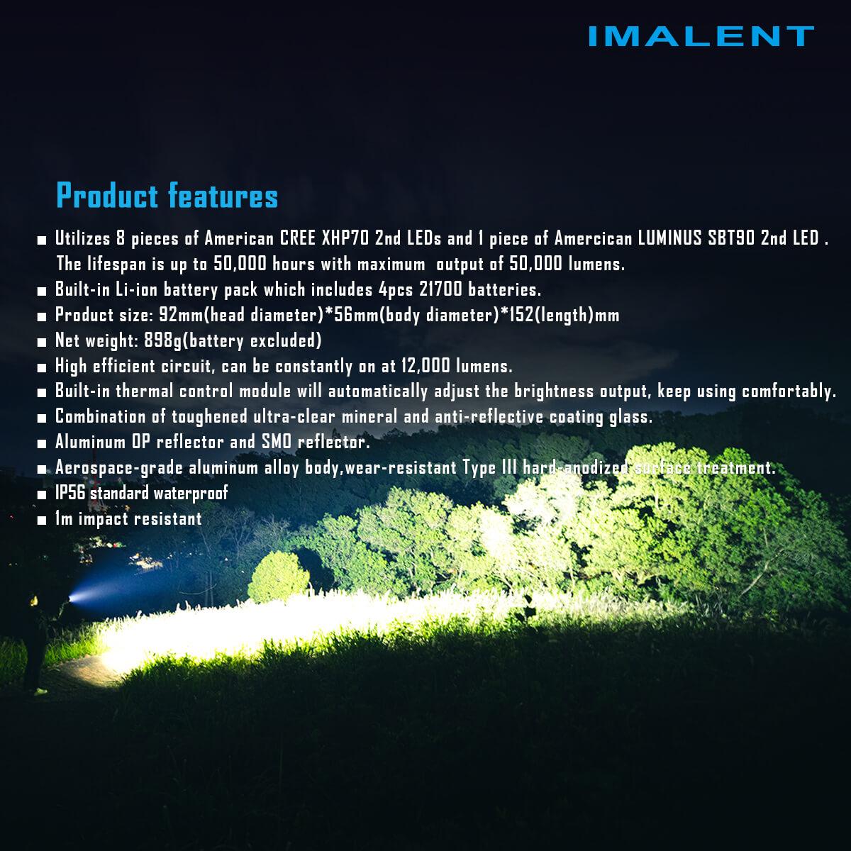IMALENT MR90 Dual Beam Mode Flashlight - Image 18