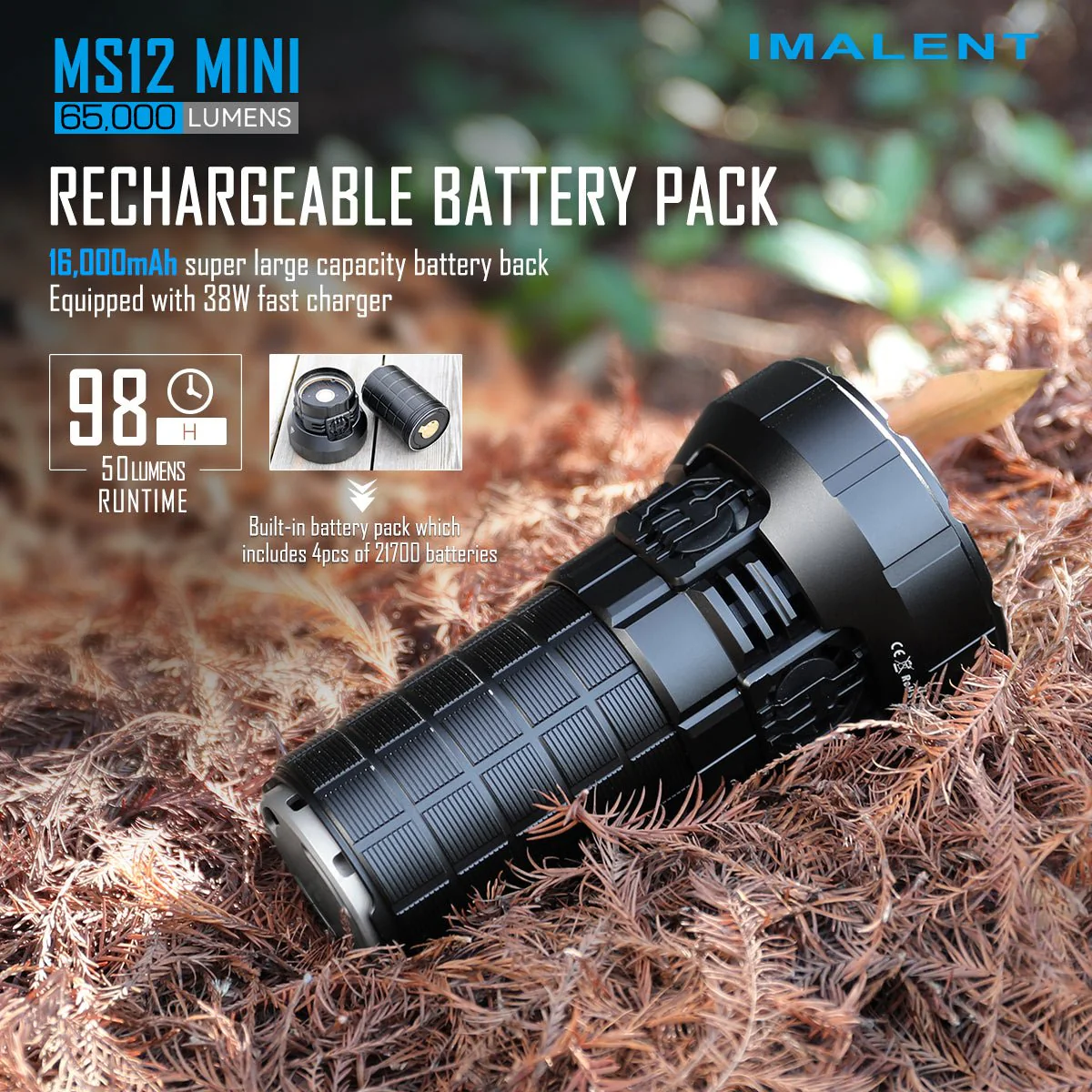 IMALENT MS12 MINI Powerful Flashlight - Image 13