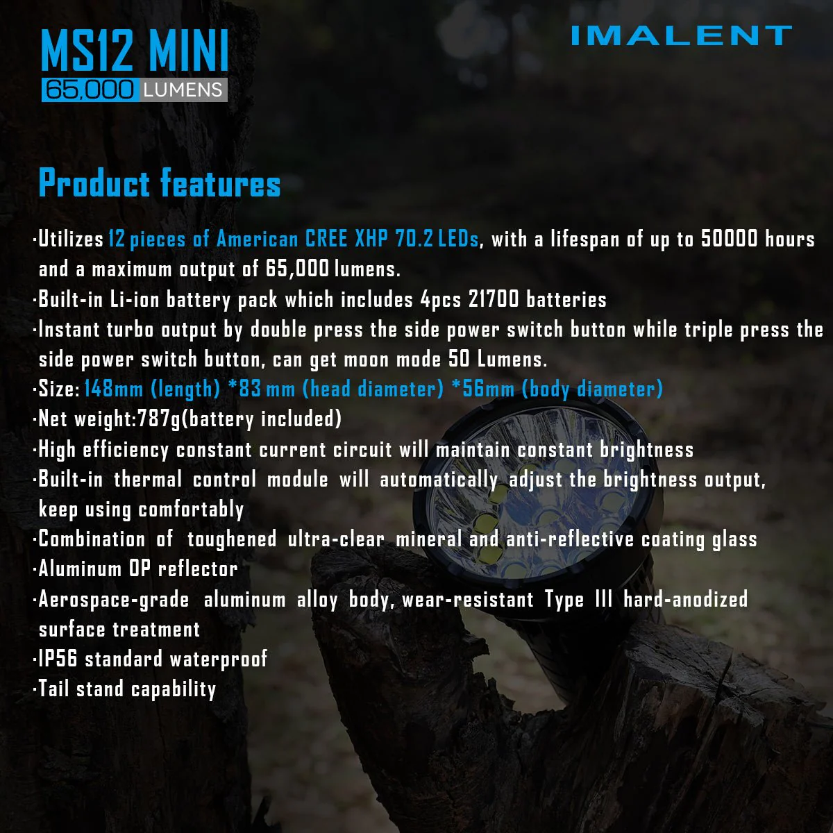 IMALENT MS12 MINI Powerful Flashlight - Image 18