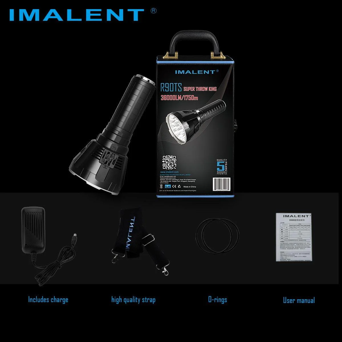 IMALENT R90TS 36000 lumens flashlight - Image 10