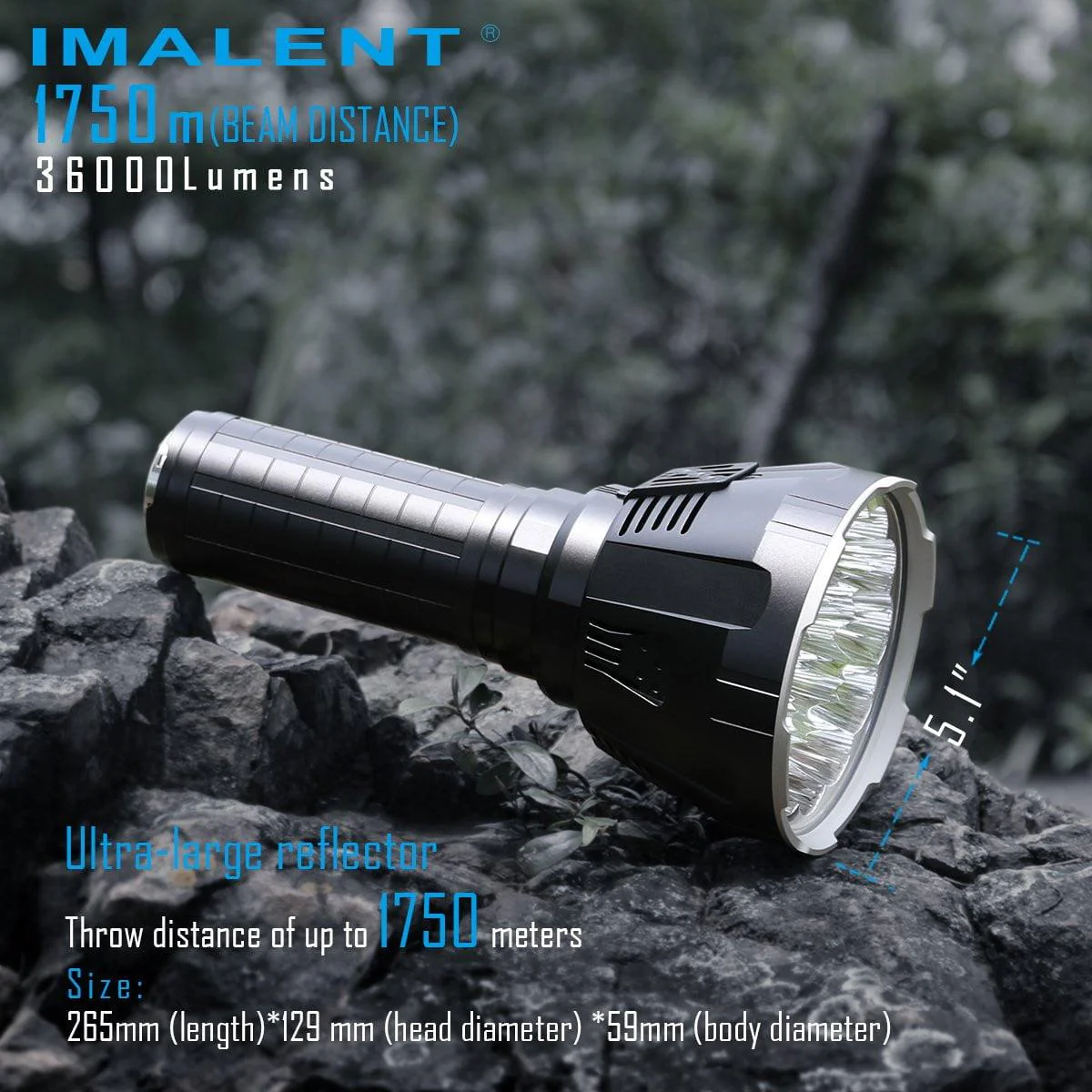 IMALENT R90TS 36000 lumens flashlight - Image 7