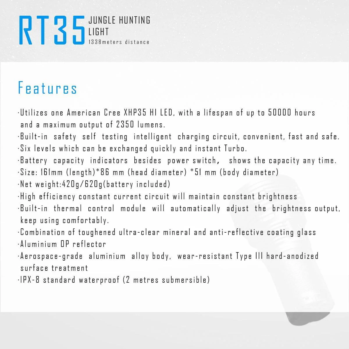 RT35 LED Flashlight - Image 12