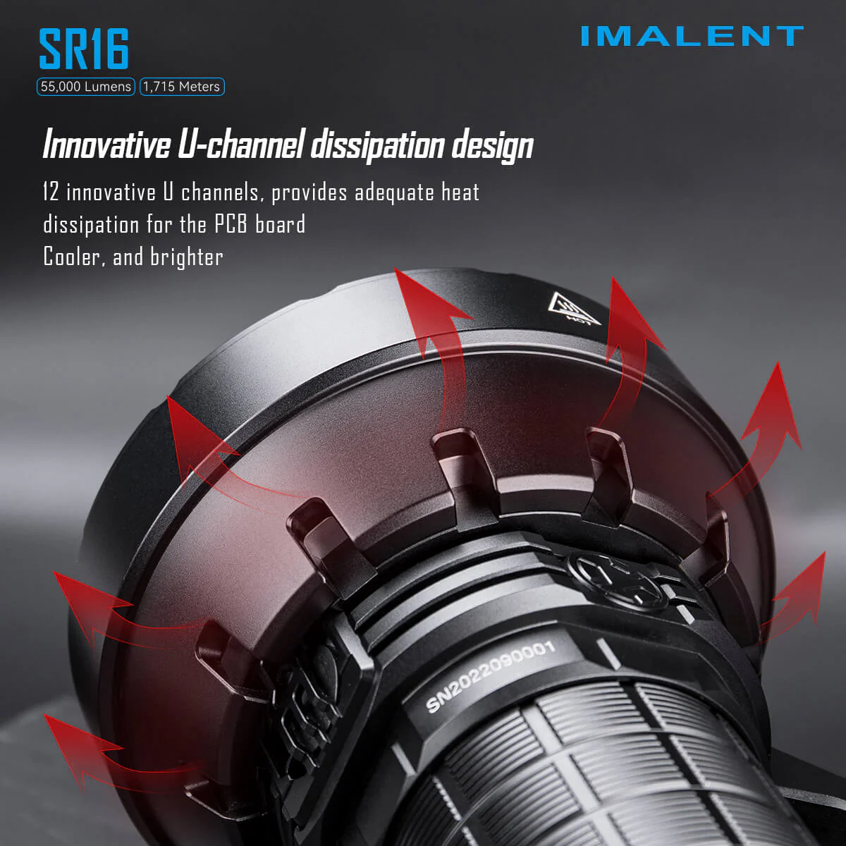 IMALENT SR16 55000 lumen flashlight - Image 8
