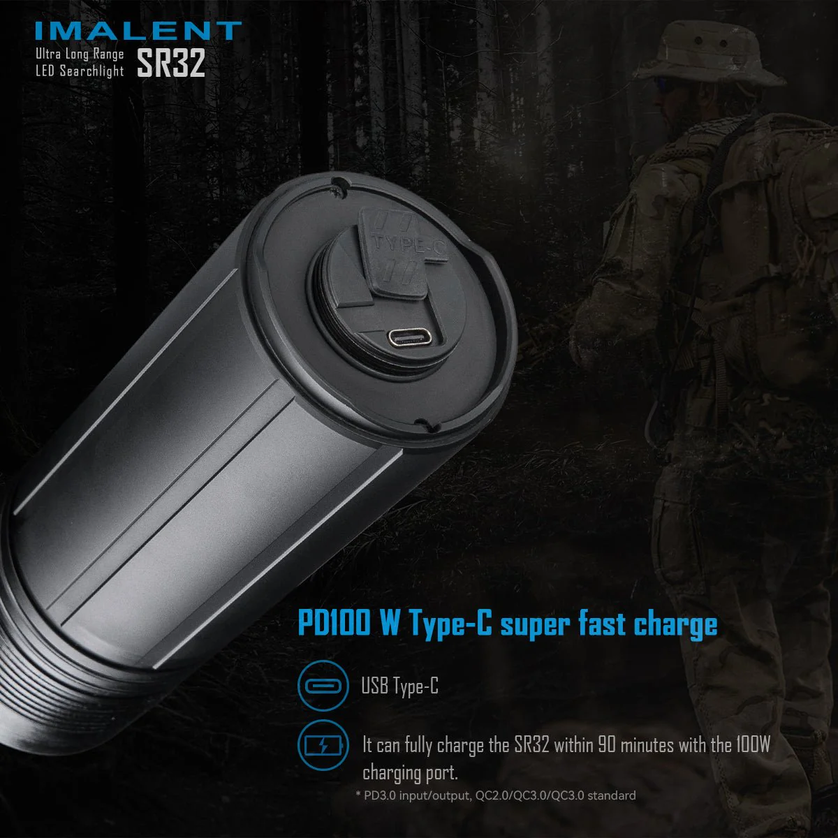 IMALENT SR32 Longest Throw Flashlight - Image 6