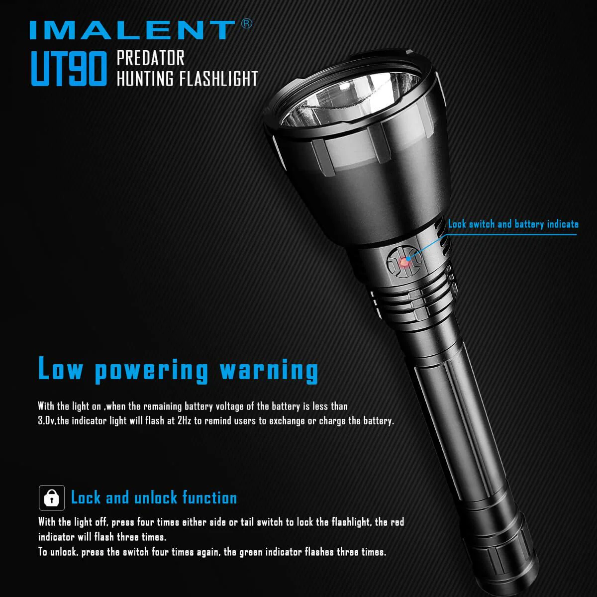 IMALENT UT90 Predator FLASHLIGHT - Image 12