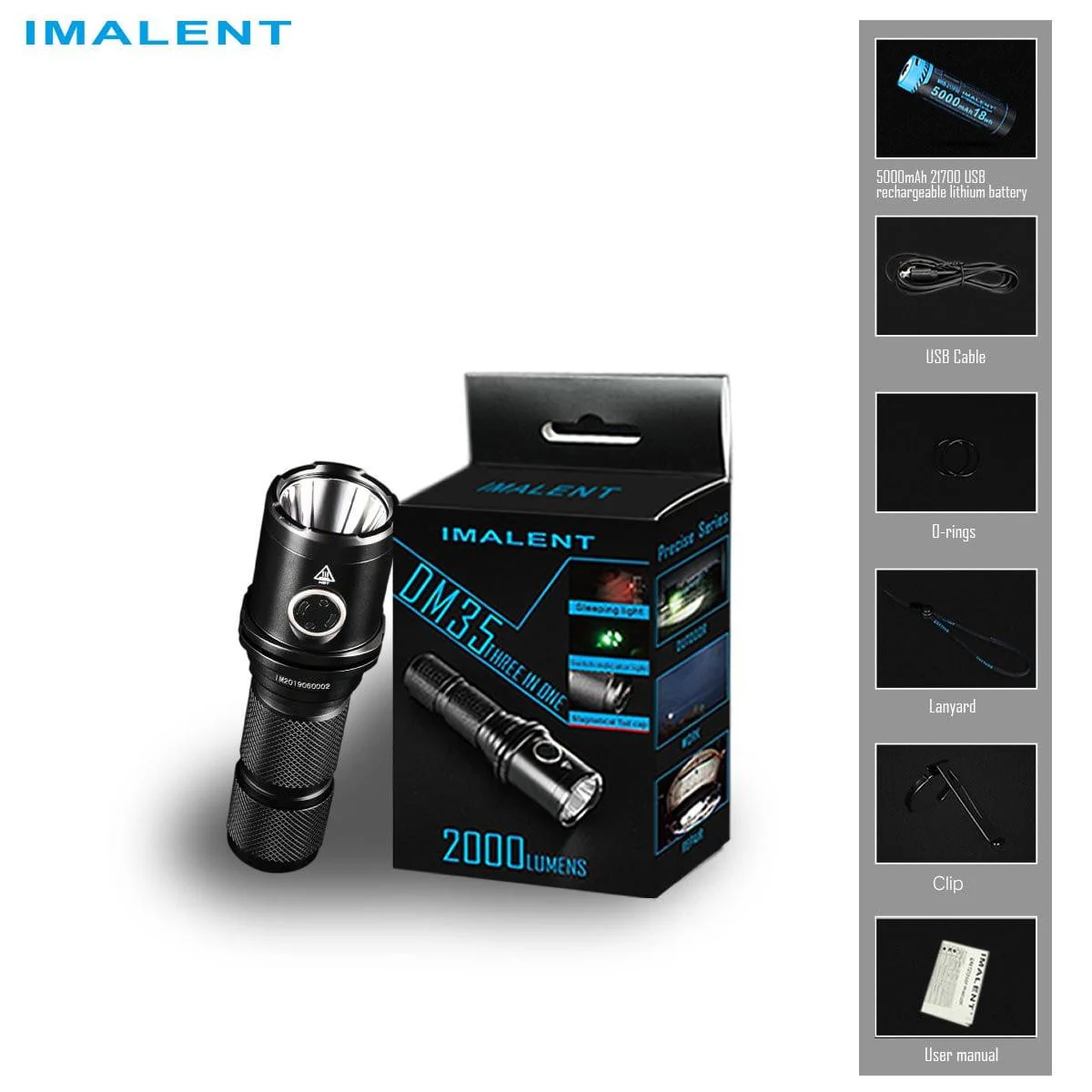 IMALENT DM35 2000 lumen flashlight - Image 13