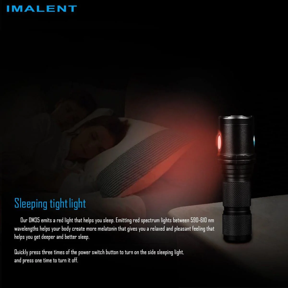 IMALENT DM35 2000 lumen flashlight - Image 4